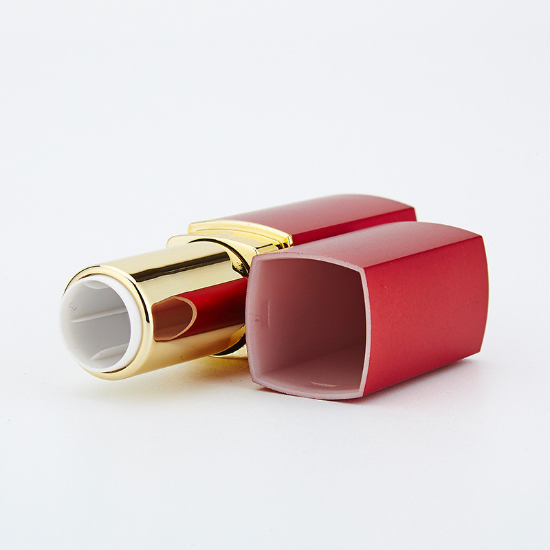 Red Empty Lipstick Tube Square Tube Phnom Penh  telescopic rotating Lipstick Tube