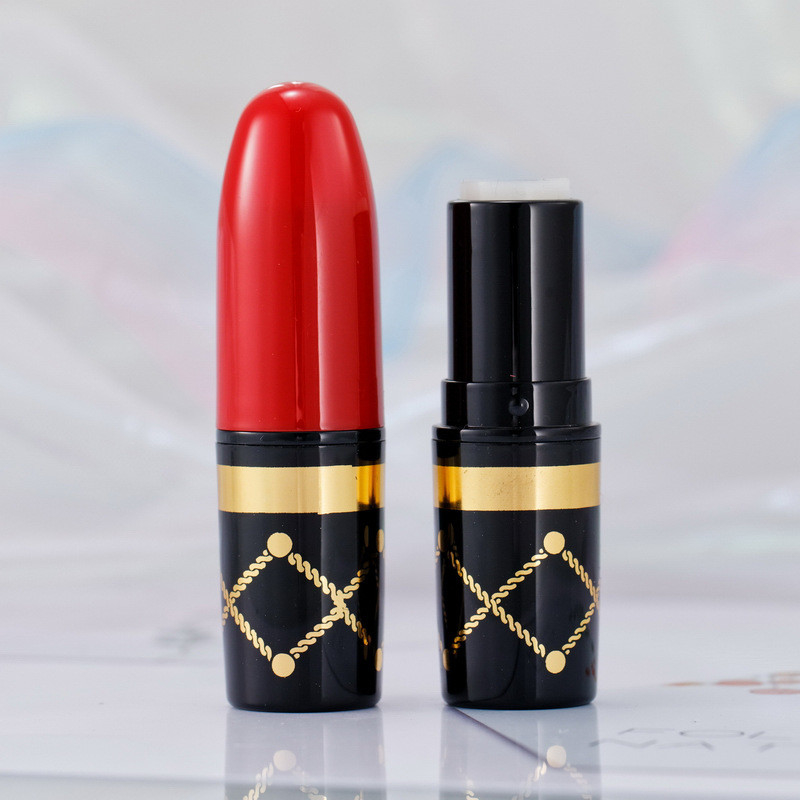 Multiple Color  Round ABS Refillable Empty Lipstick Tube 3.5g