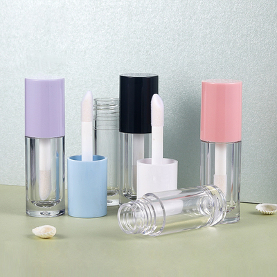Custom Logo 6ml Empty Lip Gloss Tube Private Label With Big Wand